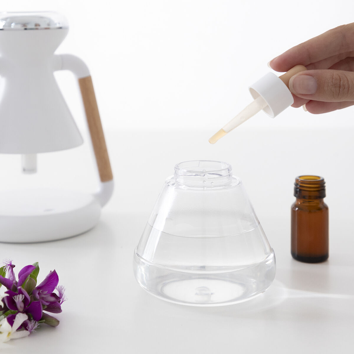 3-i-1 Trådlös laddare, aromdiffuser och luftfuktare Misvolt InnovaGoods